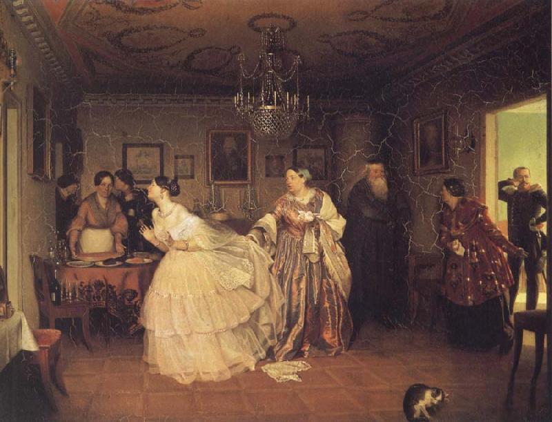 Pavel Fedotov The Major-s Courtship